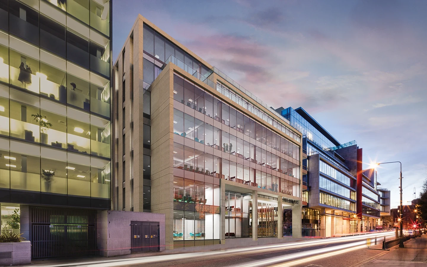 Street view outside of Three Park Place building